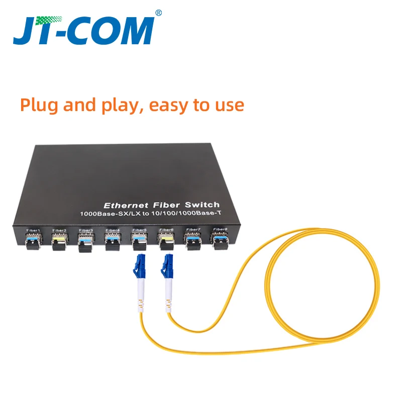 8G2E 8 sfp slot fiber 2 rj45 Gigabit ethernet network switch 4G2E 4 sfp fiber 2 4