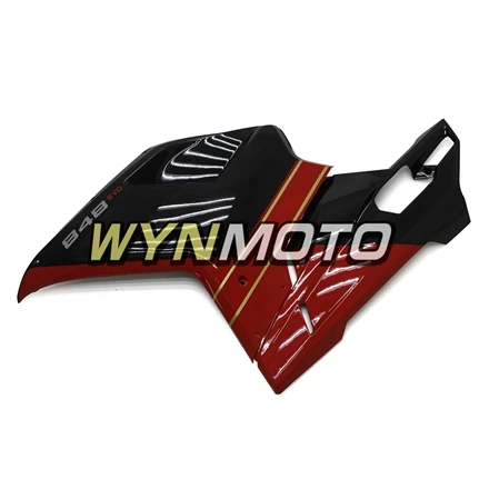 Полный обтекатель комплект для Ducati 1198 1098 848 год 07 08 09 10 11 12 впрыска ABS Пластик мотоциклетные черный, красный средства ухода за кожей комплект Средства ухода за кожей кадров