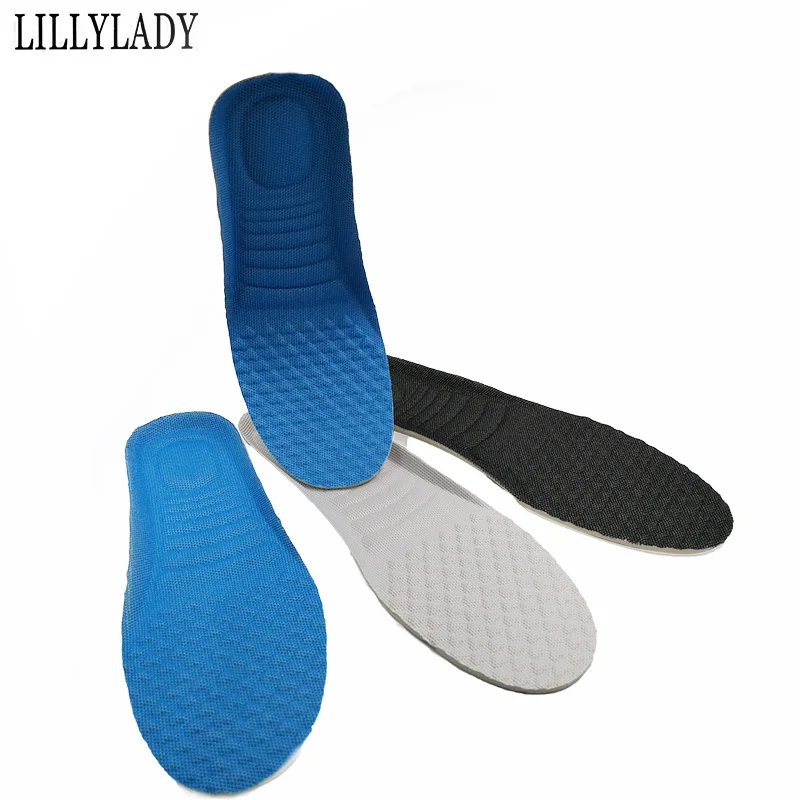 Sports Memory Foam Orthotics Arch Support Shoes Insoles Flat Feet Running Breathable Insoles for feet Man Women Orthopedic Pad
