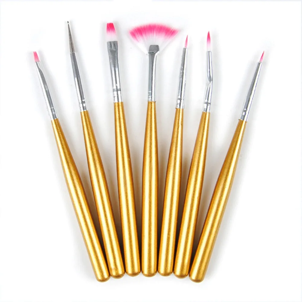 7 Pcs/Set Painting Tinting Brushes Tools for Fimo Plasticine Paint