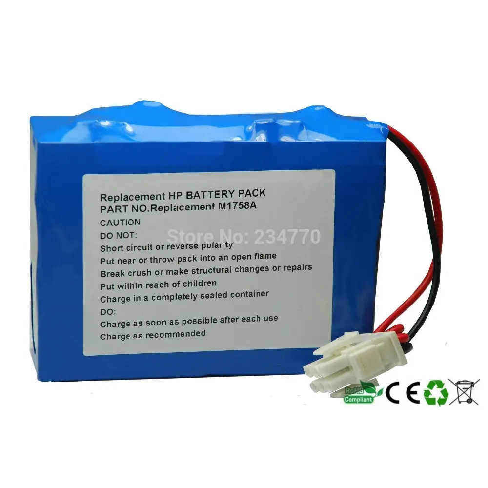 

Replacement For HP M1758A,MLA1758,M1722A,M1722B,M1723A,M1723B,1724A,M1722A/B,M1723A/B,M1724XE Defibrillator Battery
