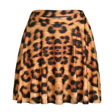 Горячая Мода Новое поступление пикантные Для женщин летние градиент леопарда Юбки для женщин 3D цифровой печати Юбки для женщин плюс Размеры