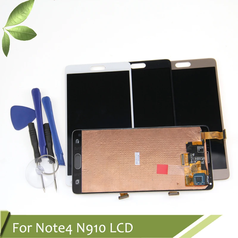 

For Samsung Galaxy Note 4 N910 N910C N910A N910F N910H Note4 LCD Screen Dispaly Touch Digitizer Assembly Replacement +Tools