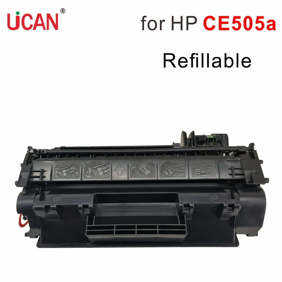 

Compatible HP Laserjet Pro P2035 P2035N P2055D 2055DN 2055X P2055 Printer 05A CE505a Refillable Toner Cartridges 2,700 Pages