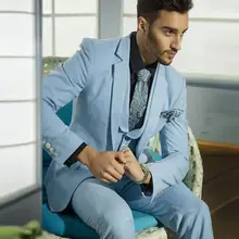 Мужской костюм на заказ, мужской костюм, жакет+ брюки, дизайн на одной пуговице, свадебные костюмы для мужчин, официальный костюм на выход