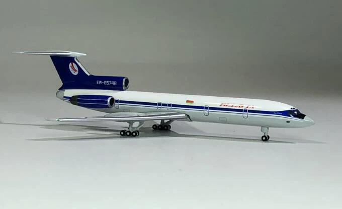 

Rare HP1:500 Belarus Airlines TU-154M aircraft model EW-85748 Limited Edition Alloy collection model