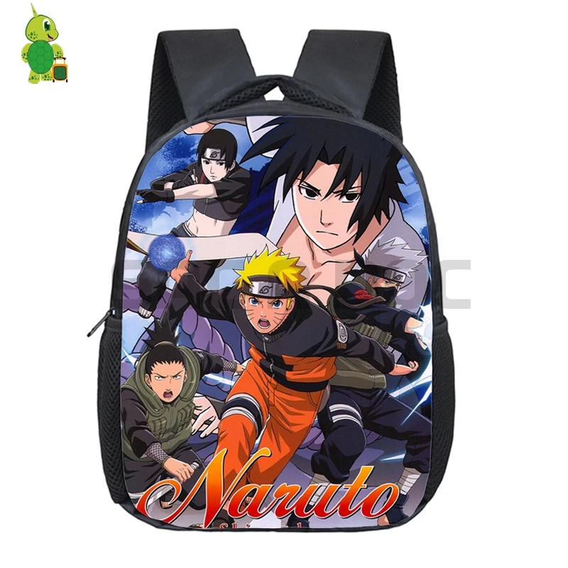 Anime Naruto Backpack Kids Baby Toddler School Bags Cartoon Naruto Sasuke Kakashi Kindergarten Backpacks Children Best Gift - Цвет: 30