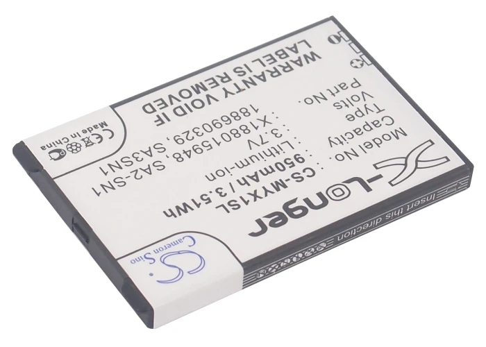 Cameron Sino 950 мАч аккумулятор 188015948 188690329 SA2 SN1 SA3 для Sagem MY X1 X5|Аккумуляторы мобильных