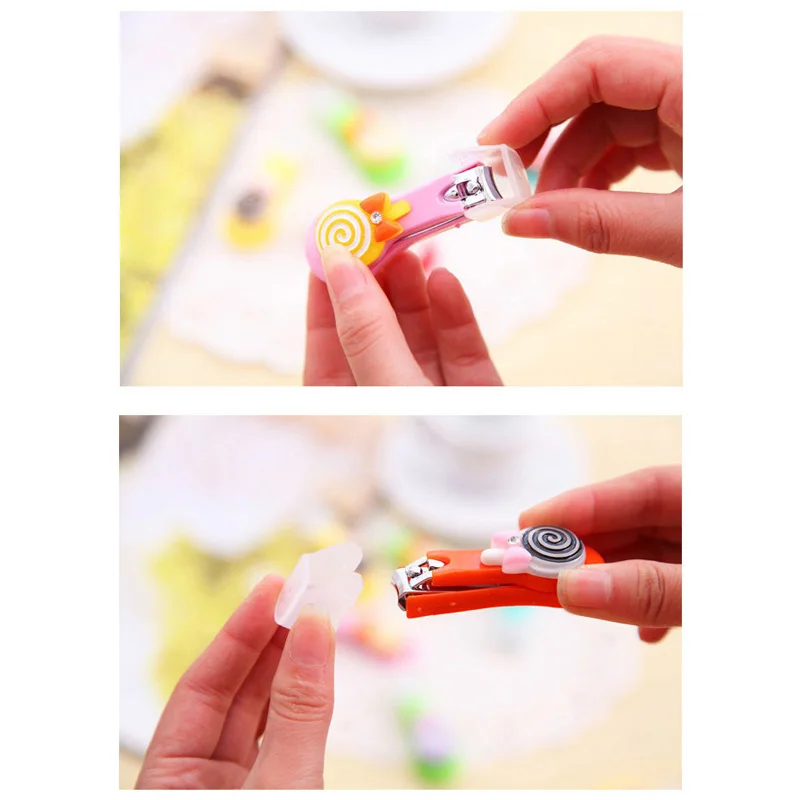 Candy Color Lollipop Kids Nail Clippers Cute Clipper Trimmer Scissors Baby Nail Care Random Color 1 PC Candy Color Lollipop Kids Nail Clippers Cute Clipper Trimmer Scissors Baby Nail Care Random Color 1 PC