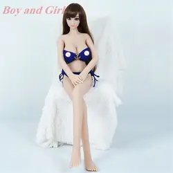 См 132 см секс-кукла высокого качества тонкая талия большая грудь металлический скелет настоящая силиконовая кукла любовь оральный Вагина