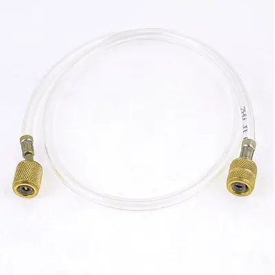 

80cm 1/4" NPT Threaded Female Connector Charging Hoses Tube for Refrigeration