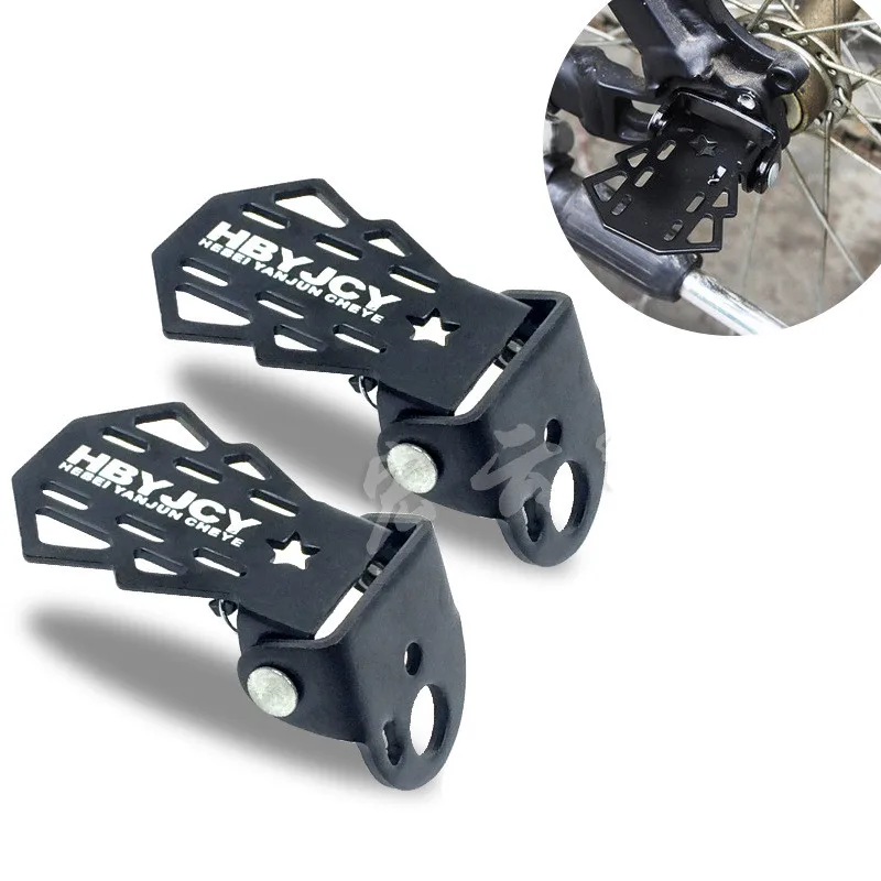 

Rear Seat Pedal Bike Pedals MTB Folding Cycling Pedals Riding Accessories