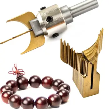 

Carbide Ball Bits Blade Woodworking Milling Cutter Molding Tool Buddha Beads Router Bit Drills Set