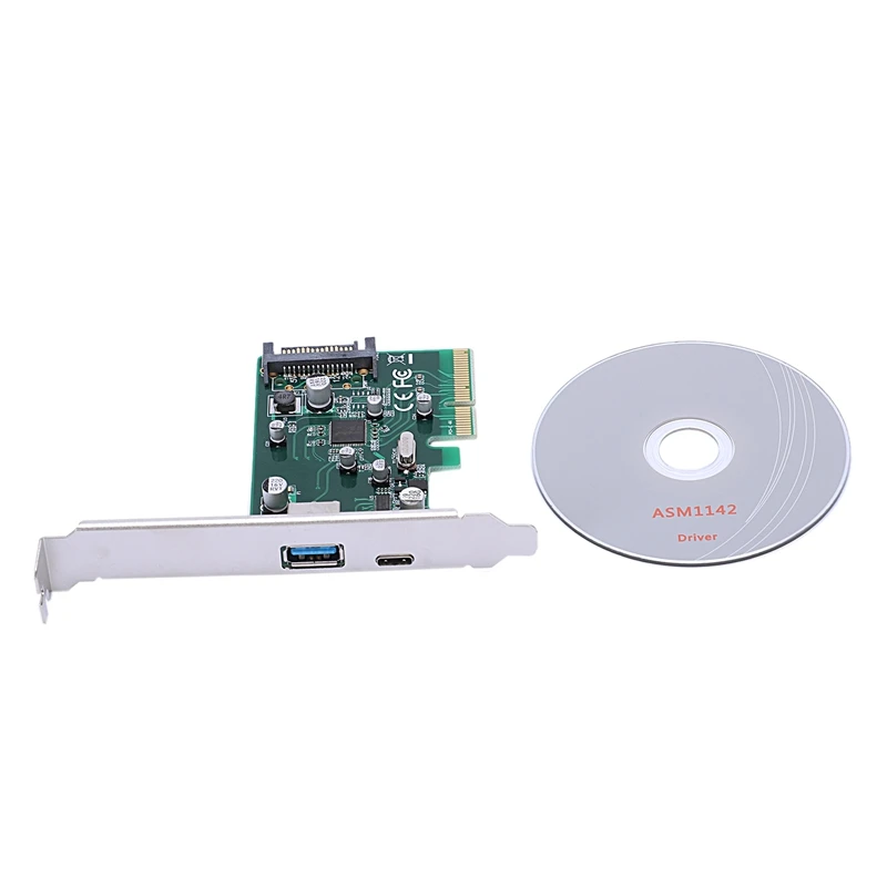 AAAJ-Usb 3,1 Тип-A& Тип-C порты, PCI-Express Card для настольных ПК, 10 Гбит/с
