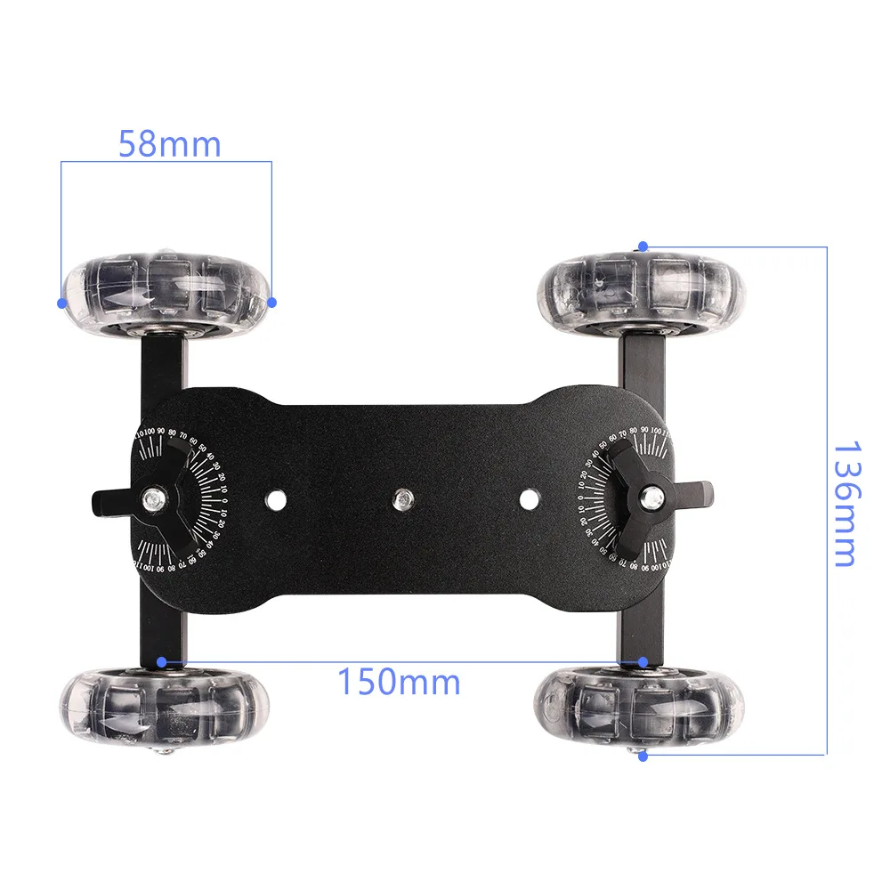 Mini Portable Table Rails Systems Car for Canon Nikon DSLR Cameras photography Rails Car Stabilizer for 5D2 6D 7D Cameras