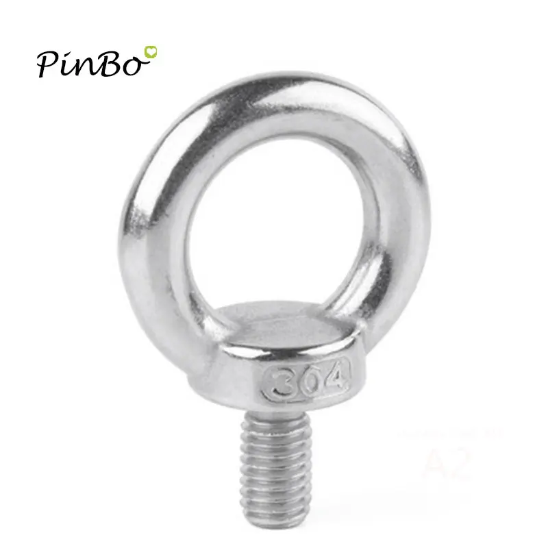 5 Pcs M3/M4/M5 Eye Bolt Screw 304 Stainless Steel Anti-Rust Lifting Eye Bolts Suitable for Home and Office,M3×9mm