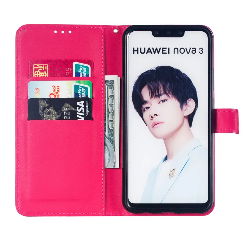 Flip Case For Huawei P Smart Plus 6.3 inch Case For Huawei Nova 3i Cover Wallet Leather Case Fundas For P Smart Plus Nova 3i  (12)