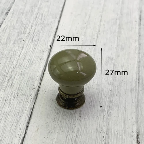 Army Green 10 шт. маленькое керамическое устройство для правки ручка Детский Шкаф Тянет Ручки/уникальные ручки для двери кухонного шкафа ювелирные изделия коробка книжный шкаф ручки - Цвет: Army Green