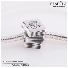 Серебро 925 пробы исследование учебник талисманы бусины для изготовления ювелирных изделий Подходит Европа браслет Berloque