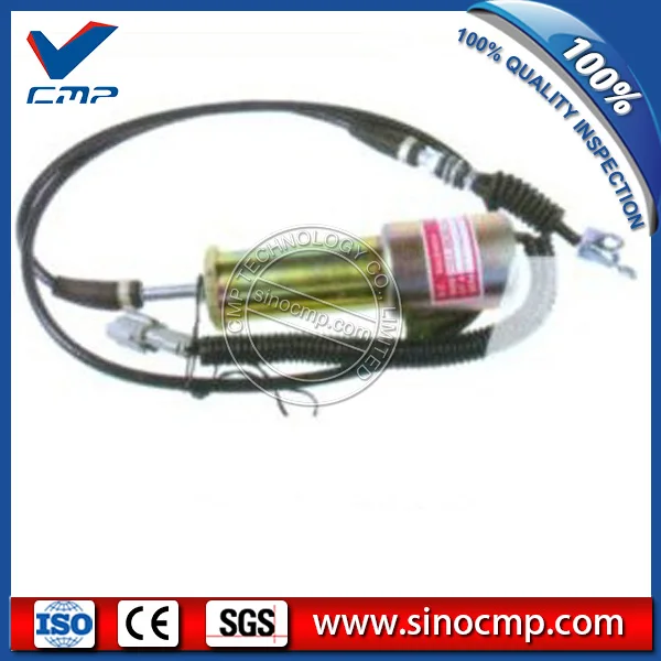 Sinocmp R210-5 24 В топливная заслонка переключатель выключения огнестойкий соленоид 11E1-60100-24
