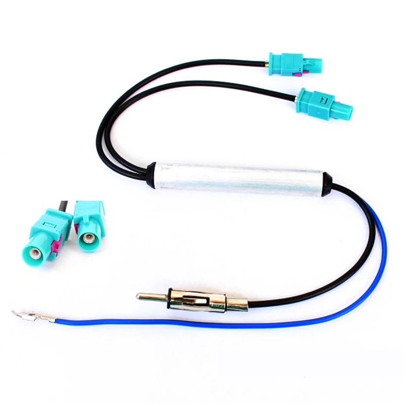 One Way OEM Car Radio Antenna Adapter Diversity System Fakra for Audi