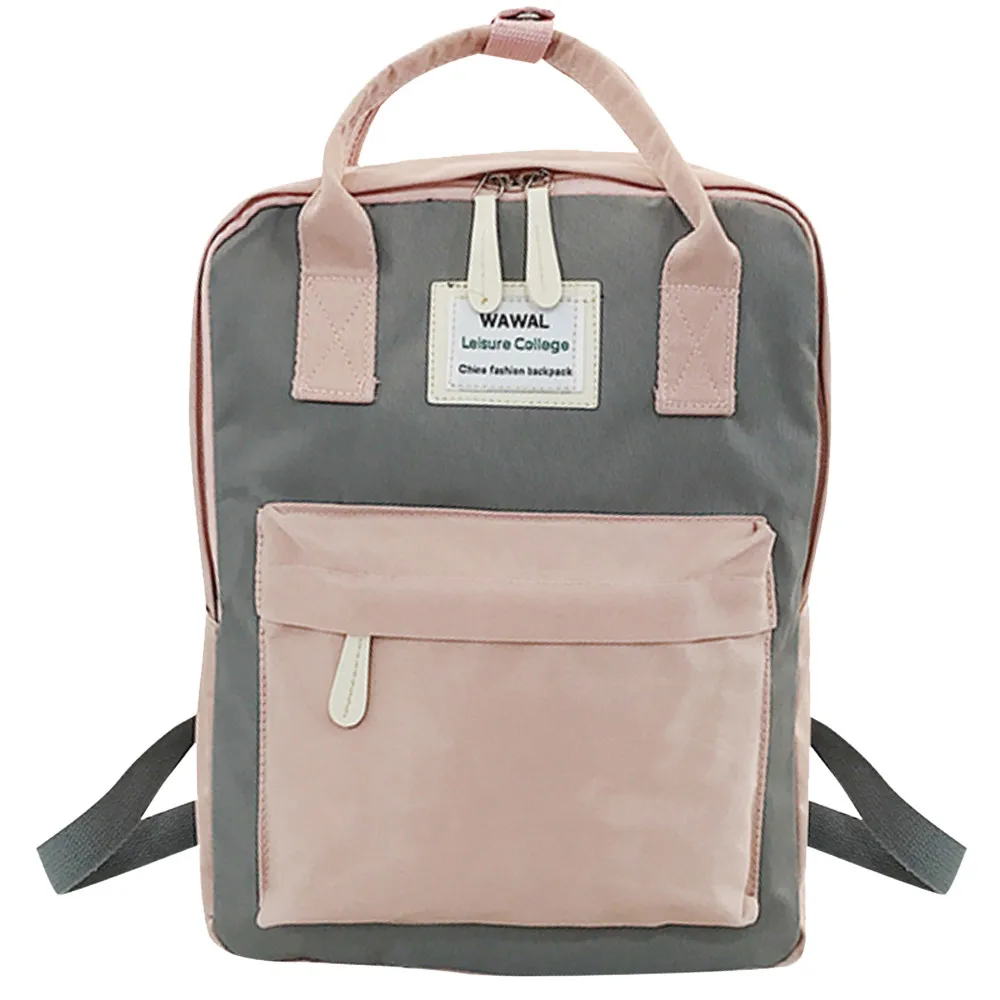 Высокая вместительность, модная, унисекс, для студентов, Брезентовая сумка через плечо, школьная сумка, сумка для путешествий, рюкзак, студенческий стиль