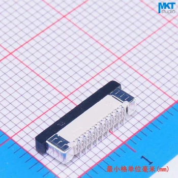 

100Pcs SMD Vertical Type 18 Pins 18P 0.5mm Pitch 2.0mm Height FPC FFC Connector