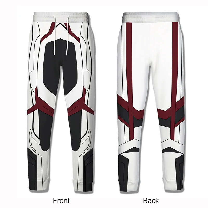 Avengers Endgame Quantum Realm Hooded Hoodies Sweatshirt Jacket T-Shirt Pants Advanced Tech Embroidery Cosplay Costumes