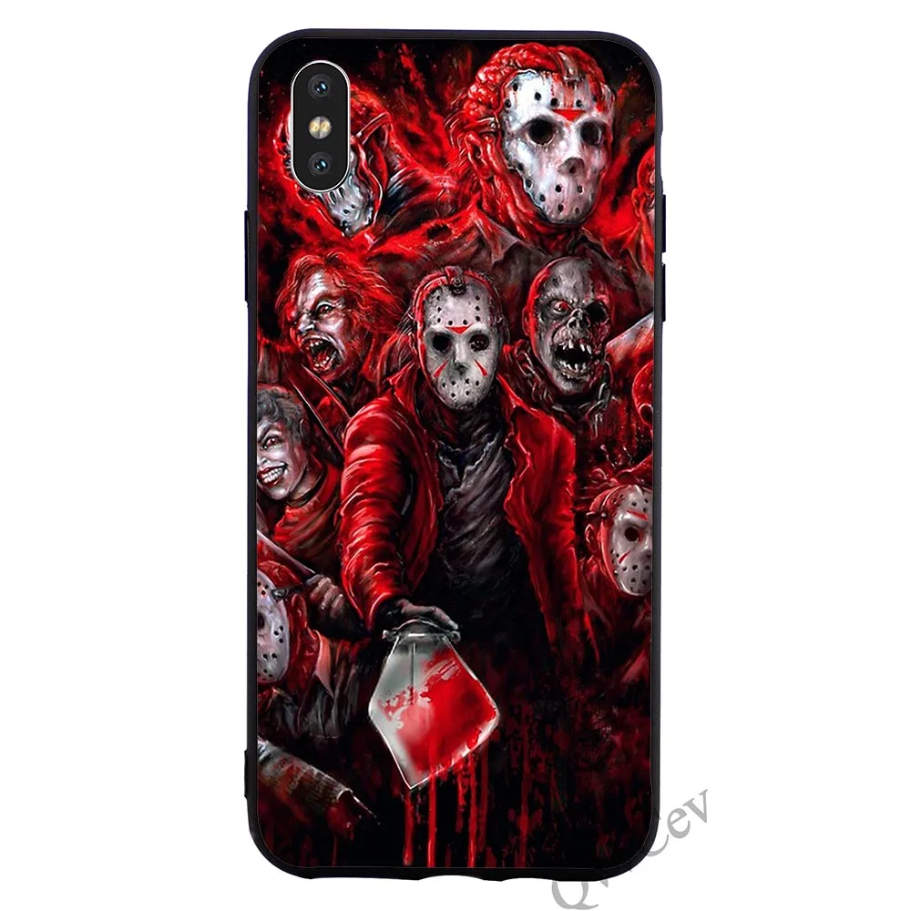 Модный чехол для телефона Jason Voorhees для чехла iPhone 5S XR X 7 5 8 Plus 6 6S SE Xs Max 11 pro силиконовый чехол - Цвет: K0511201