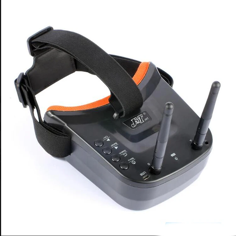 LST-009 5,8G 40CH двойные антенны FPV очки монитор видео очки гарнитура 3 дюйма 480X320 дисплей для FPV гоночный Дрон - Цвет: Orange Color