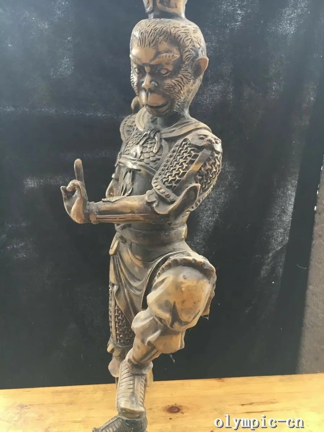 19 ''Медная скульптура статуя короля обезьяны Sun Wukong