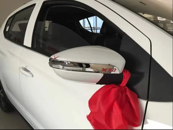 

For LIfan X50 2014 Chrome Side Rearview Mirror Strip Cover Trim 2 Pcs