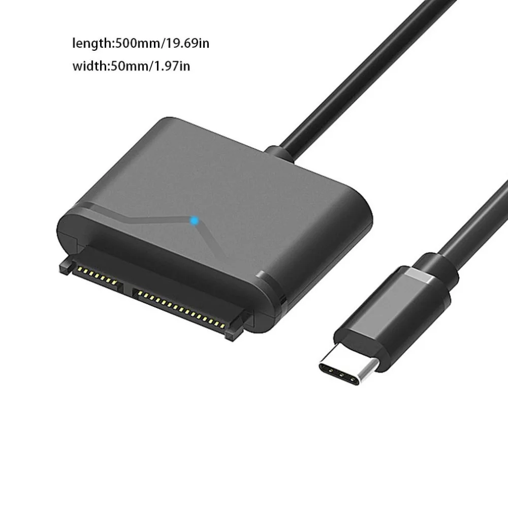 FXHU.00111 type-c к SATA22P кабель для легкого привода 2," /3,5" HDD адаптер для жесткого диска SATA Кабель-адаптер