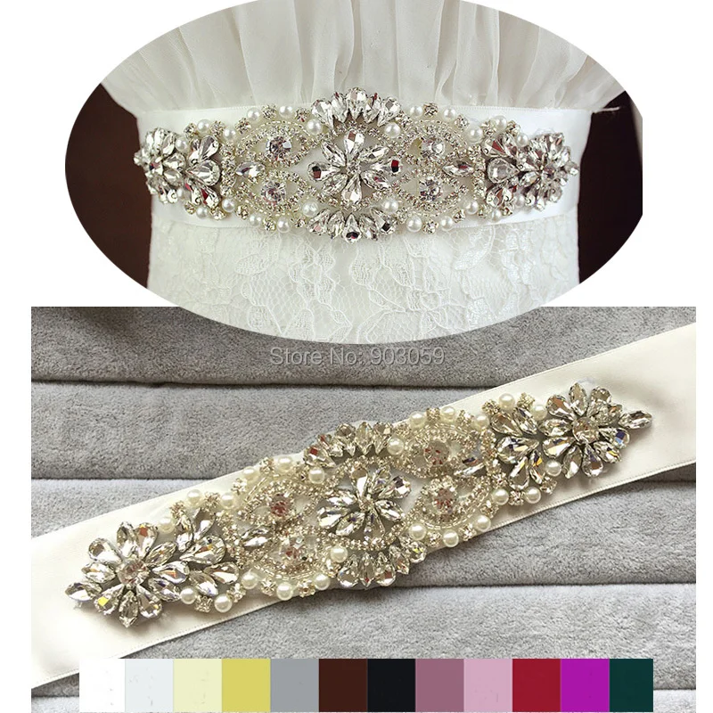 Buy Fashion Luxury Pearl Woman Bridal Sash with