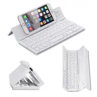 נייד bluetooth מערכת Bluetooth מתקפלת Universial מקלדת עבור טלפון מערכת תמיכה Smartphone נייד iPad Tablet IOS אנדרואיד (5)