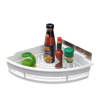 

Magic Flexible Sticker Kitchen Bathroom Products Multifunction Plastic Corner Storage Rack Shelves Home Decor