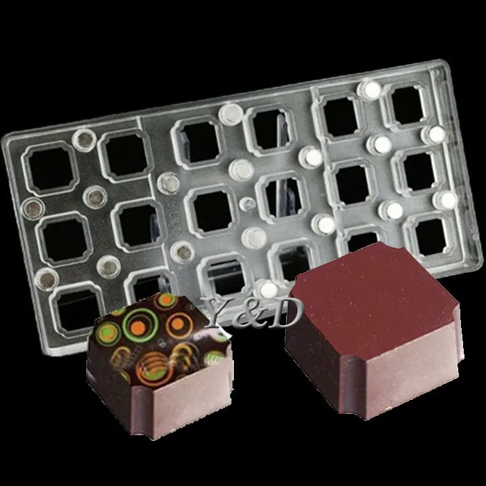 DIY 3D Square Transparent Polycarbonate PC Box of Chocolate