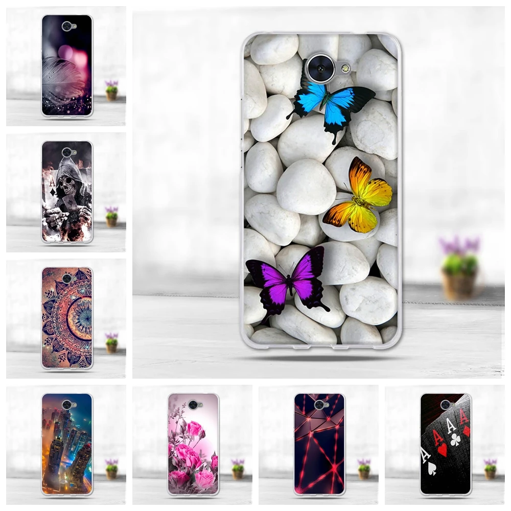 3D чехол с милыми животными для Huawei Y7 Nova Lite Plus Рисунок задняя крышка из мягкого