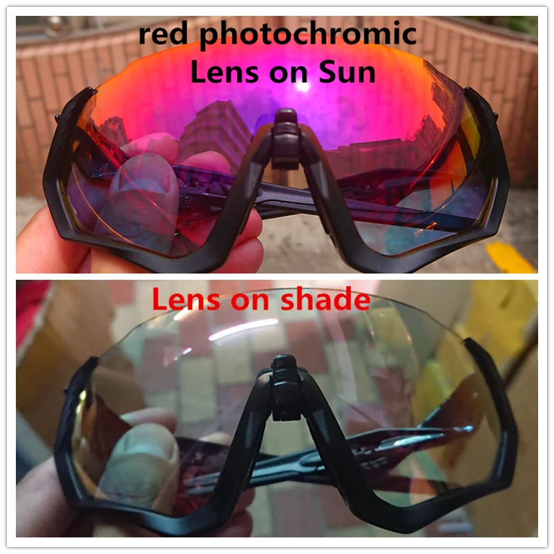 Photochromic Polarized Cycling Glasses Road MTB Bicycle Bike Riding Sport Cycling Sunglasses Cycling Eyewear Gafas ciclismo 4Len