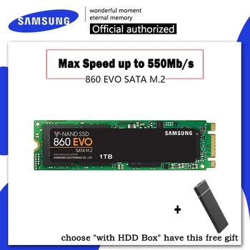 

SSD SAMSUNG 860 EVO M.2 SSD M2 SSD Hard Drive HD SSD 1TB 500GB Solid State Hard Disk 250G HDD PCIe 2280 for Laptop Computer
