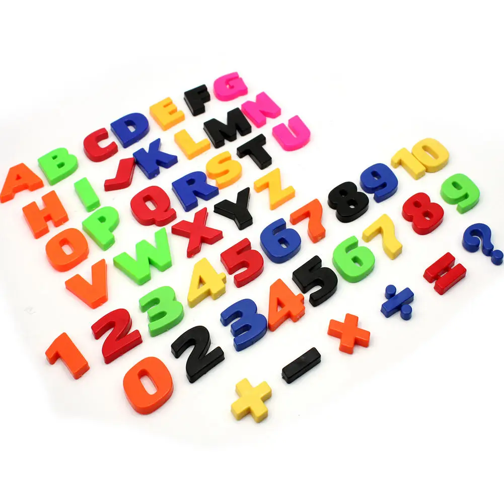 Teaching Alphabet Colorful Magnetic Fridge Letters & Numbers Educational Toy