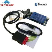 VD TCS CDP Pro Plus со светодиодный 3 в 1 полный набор диагностического инструмента. R3/,00 R0 Поддержка большего количества автомобилей vci со сканером Bluetooth