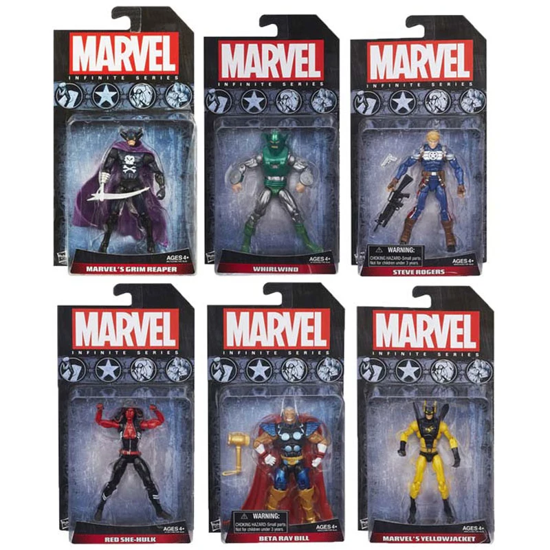 

Hasbro Marvel Avengers Legendary Doll Red She-Hulk Grim Reaper America Captain Superhero Model Doll Action FigureToy