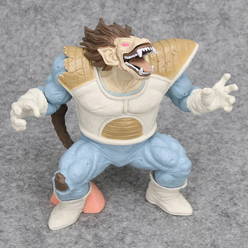 Аниме «драгонболл» фигурки Kakarotto Vegeta Ohzaru Monkey Vegeta Dragon Ball Z King ohsaru Orangutan Son Goku ПВХ фигурка игрушки - Цвет: light blue bag