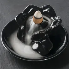 9 estilos torre de incenso queimador de cerâmica suporte da fragrância refluxo incenso refluxo refluxo incenso incenso vara