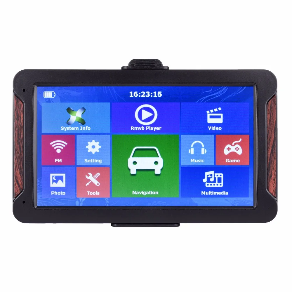 

710L Oriana 7inch HD Car GPS Navigation FM 8G 256MB or 128MB latest Europe Map Resistive or Capacitive Truck gps navigators