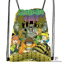 Custom pokemon_pikachu@01- Drawstring Backpack Bag Cute Daypack Kids Satchel (Black Back) 31x40cm#180611-01-43