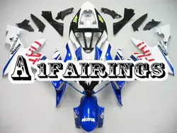 Полный Мотоцикл Обтекатели для Yamaha R1 год 2004 2005 2006 04 05 06 ABS Пластик инъекций Sportbike корпус белого и синего цвета красный капоты