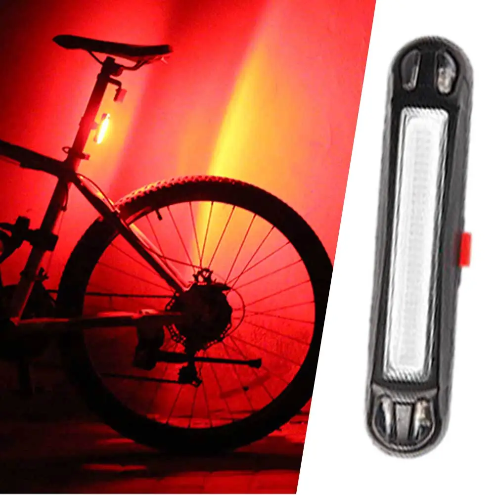 USB Перезаряжаемый светодиодный COB велосипед Велоспорт передний свет велосипед аксессуары 100 люмен задний свет Прокат лампа