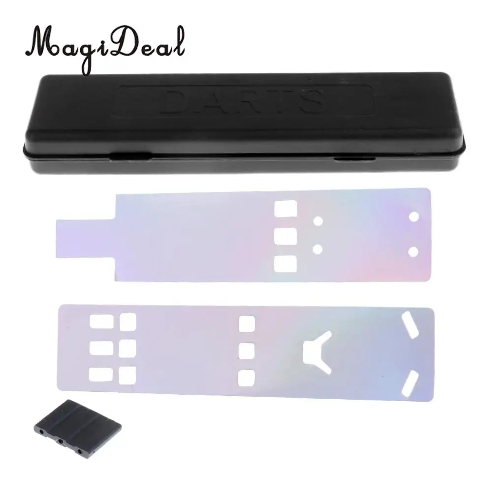 MagiDeal  Durable Darts Box - Dart Accessories Shafts Carry Case with Point Protector/Dart Holder 